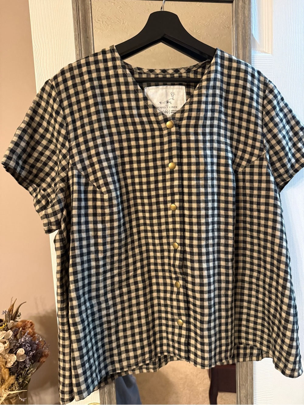 notPERFECTLINEN GETTY Top